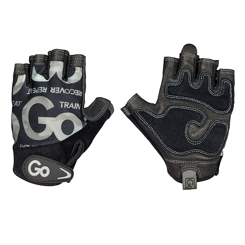 Gofit Men’s XL Weightlifting Gloves, Black (GF-MLG-XL/CAM) image 1