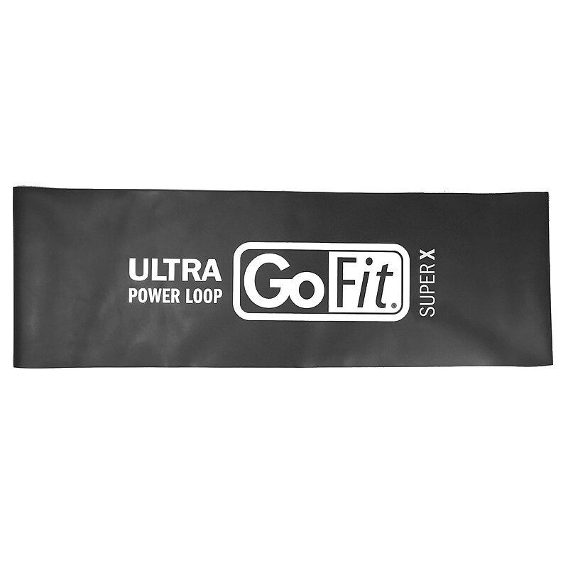 Gofit Ultra Power Loop Resistance Band, Black (GF-SUPL-SX) image 1