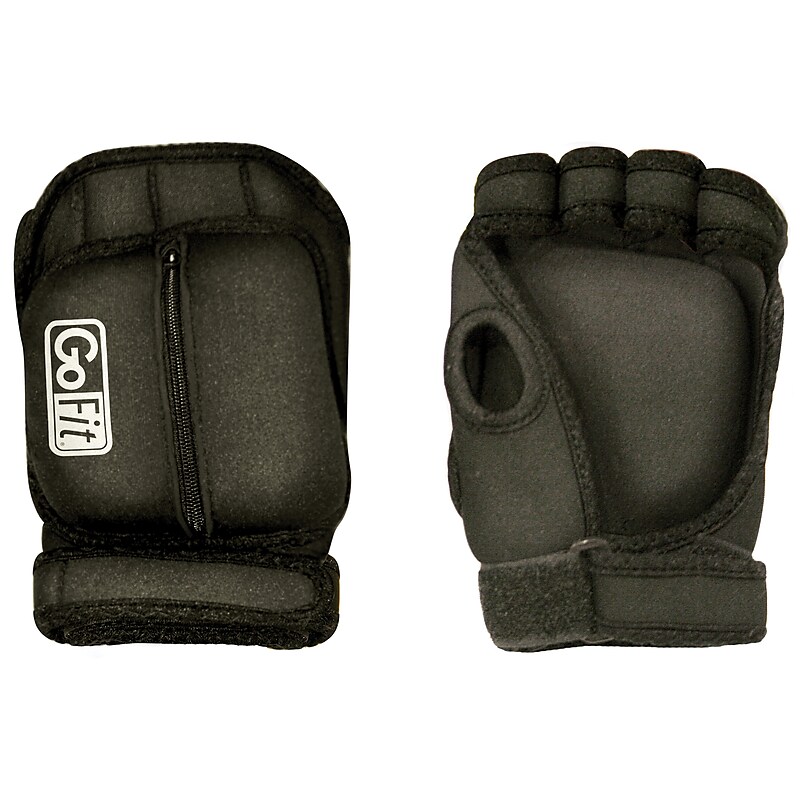 Gofit Weighted Gloves, Black (GF-WAG) image 1