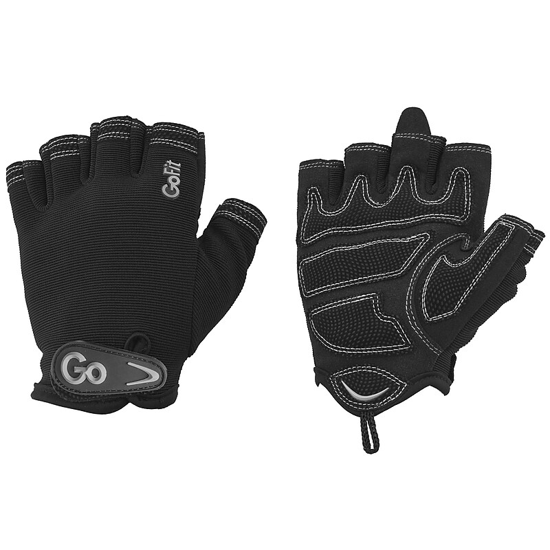 Gofit Xtrainer Medium Weightlifting Gloves (GF-WCT-MED/SLV) image 1