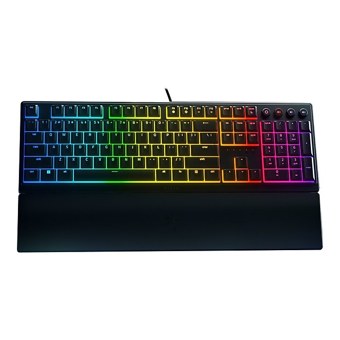 Razer Ornata V3 Ergonomic Gaming Keyboard, Black (RZ03