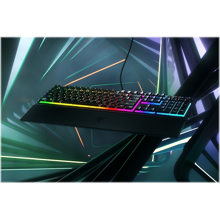 Razer Ornata V3 Ergonomic Gaming Keyboard, Black (RZ03 Razer Ornata V3 Ergonomic Gaming Keyboard, Black (RZ03