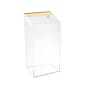 Russell+Hazel Acrylic Wall Accessory Cup, Clear/Gold (51407)~#|#~sp180110671_sc7