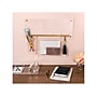Russell+Hazel Acrylic Wall Accessory Cup, Clear/Gold (51407)~#|#~sp180110672_sc7