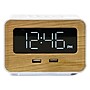 Lumoday Dual USB Alarm Clock, Plastic (LMD14WHT)~#|#~sp180817149_sc7
