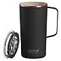 ASOBU Stainless Steel Double Wall Insulated Travel Mug, 20 oz., Black (ADNANASM90BK)~#|#~sp181348356_sc7