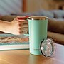 ASOBU Stainless Steel Double Wall Insulated Travel Mug, 20 oz., Mint (ADNANASM90MINT)~#|#~sp181348364_sc7