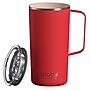 ASOBU Stainless Steel Double Wall Insulated Travel Mug, 20 oz., Red (ADNANASM90R)~#|#~sp181348370_sc7