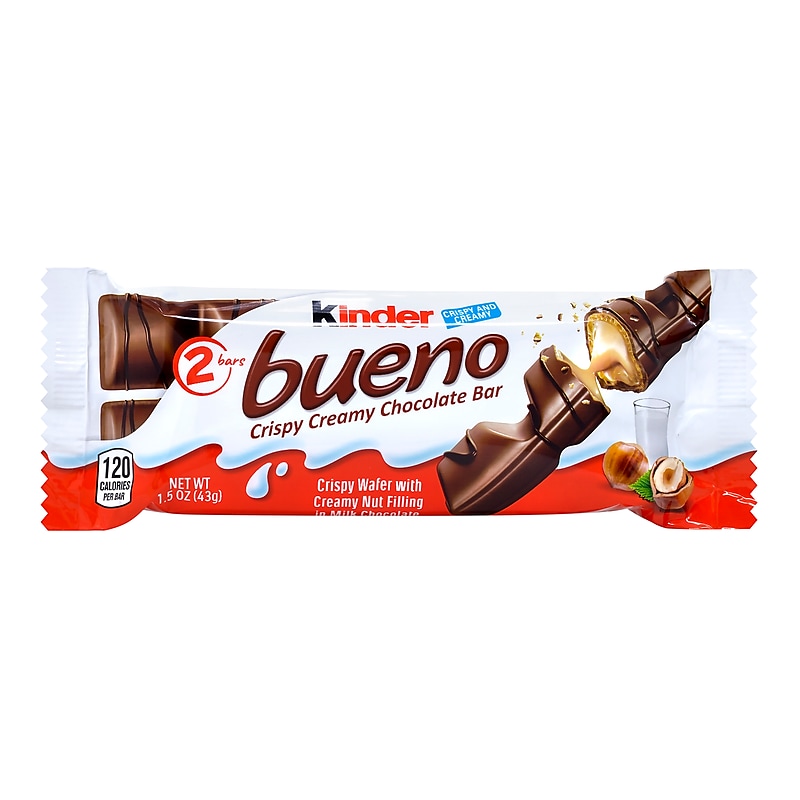 Kinder Bueno Crispy Creamy Chocolate Bar, 30 oz., 20/Pack (220-02073) image 1