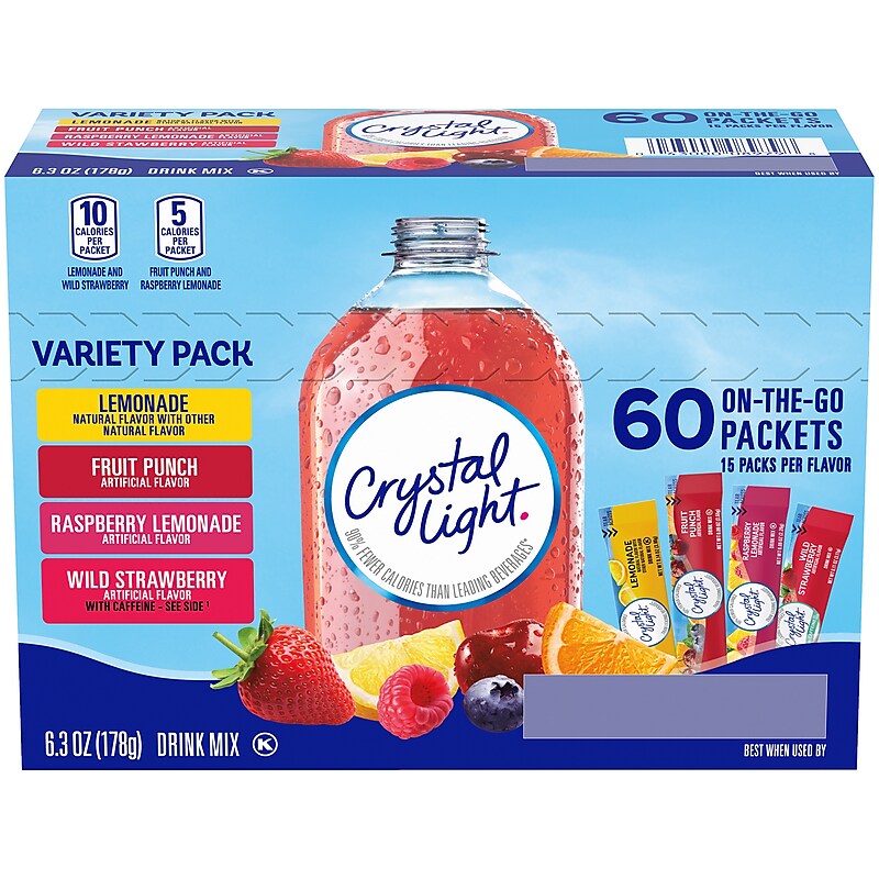 Crystal Light Variety Pack, 60 Ct. image 1
