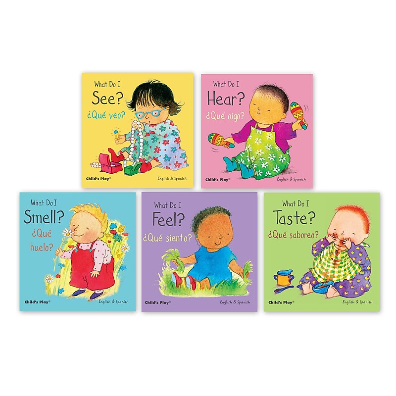 Child's Play Small Senses Bilingual Board Books, 5/Set (CPYCPSS) image 1