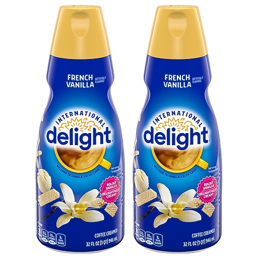 International Delight French Vanilla Coffee Creamer 32Oz, 2PK Staples