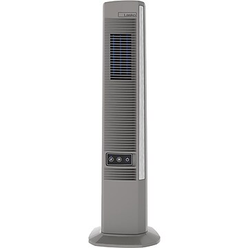 Lasko 41.59" 4 Speed Oscillating Floor Fan, Gray (YF202)