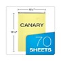TOPS Docket Gold Notepad, 8 1/2" x 11 3/4", Project Ruled, Canary, 70 Sheets/Pad (99703)~#|#~sp181960971_sc7