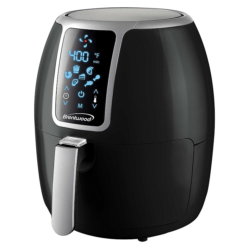 Brentwood 4-Qt. 1,400-Watt Electric Digital Air Fryer, (AF-400DBK) image 1