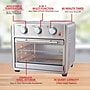 Brentwood Select Convection Air Fryer Toaster Oven, 24-Qt., 1700-Watt, Stainless Steel (AF-2410S)~#|#~sp182062677_sc7