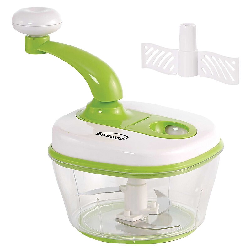 Brentwood Food Processor with 8-Cup Storage Container, Stainless Steel Blades, and Paddle Mixer, (KA-5050G) image 1