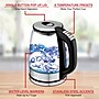 Brentwood Stainless Steel Cordless Glass Electric Kettle, 7-Cups (KT-1982DBK)~#|#~sp182063207_sc7