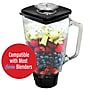 Brentwood 42-Oz. Blender Glass Jar Replacement, Black (P-OST722)~#|#~sp182063223_sc7