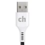 cellhelmet Charge and Sync USB-C to USB-A Round Cable, 3' (CABLE-C-A-3-R-G)~#|#~sp182063450_sc7