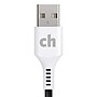 cellhelmet Charge and Sync USB-C to USB-A Round Cable, 6' (CABLE-C-A-6-R-G)~#|#~sp182063454_sc7