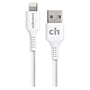 cellhelmet Charge and Sync USB-A to Lightning Round Cable, 6' (CABLE-LIGHT-A-6-R-W)~#|#~sp182063469_sc7