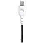 cellhelmet Charge and Sync USB-C to USB-C Round Cable, 6' (CABLE-C-C-6-R-G)~#|#~sp182063482_sc7
