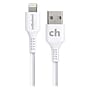 cellhelmet Charge and Sync USB-A to Lightning Round Cable, 10' (CABLE-LIGHT-A-10-R-W)~#|#~sp182063487_sc7