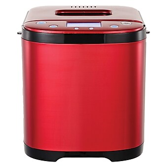Frigidaire 2-Pound 710-Watt Electric Stainless Steel Bread Maker (Red), (EBRM100-SSRED)