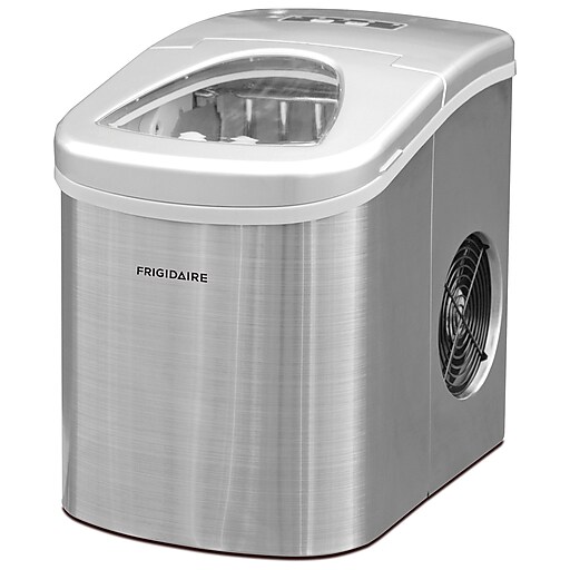 Frigidaire 26Pound Stainless Steel Countertop Ice Maker, (EFIC117SS