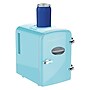 Frigidaire Retro 6+1-Can Mini Portable Fridge with Top-Mounted Active-Cooling Can Holder, Blue (EFMIS171-BLUE)~#|#~sp182064027_sc7