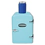Frigidaire Retro 6+1-Can Mini Portable Fridge with Top-Mounted Active-Cooling Can Holder, Blue (EFMIS171-BLUE)~#|#~sp182064028_sc7