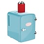 Frigidaire Retro 6+1-Can Mini Portable Fridge with Top-Mounted Active-Cooling Can Holder, Blue (EFMIS171-BLUE)~#|#~sp182064030_sc7