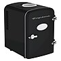 Frigidaire Retro 6+1-Can Mini Portable Fridge with Top-Mounted Active-Cooling Can Holder, Black (EFMIS171-BLACK)~#|#~sp182064032_sc7