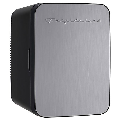 Frigidaire Retro .35 Cubicft. 15Can Mini Retro Stainless Steel Fridge
