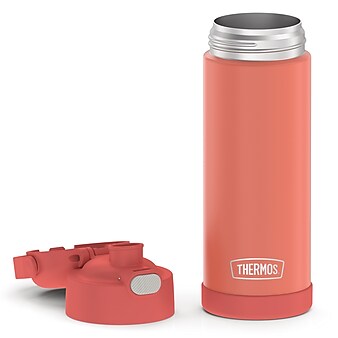 Thermos 16-Ounce FUNtainer Vacuum-Insulated Stainless Steel Bottle with Spout, Apricot (F41101AP6)