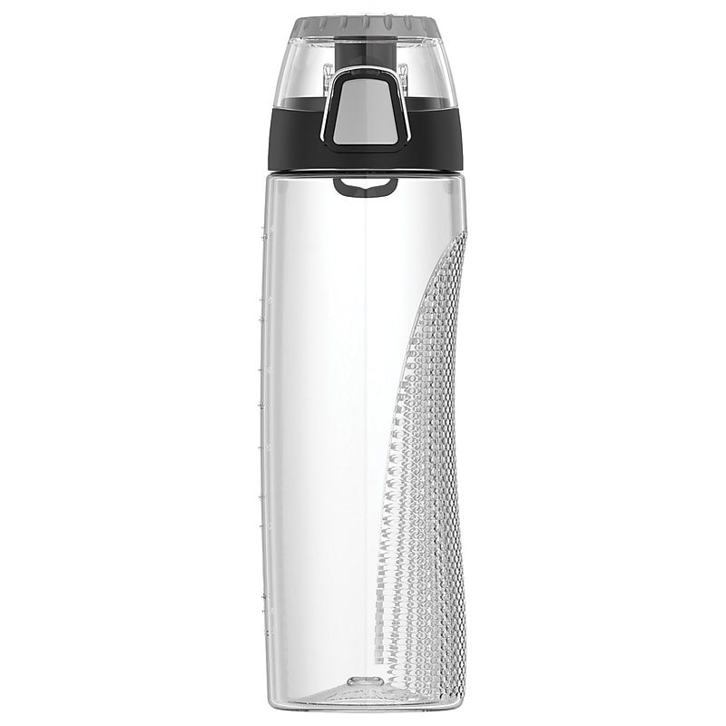 Thermos Plastic Water Bottle, 24 oz., Clear (THRHP4100CL6) image 1