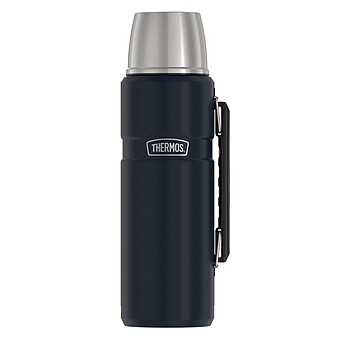 Thermos 40-Ounce Stainless King Vacuum-Insulated Stainless Steel Beverage Bottle, Midnight Blue (SK2010MDB4)