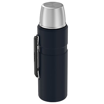 Thermos 2-Liter Stainless King Vacuum-Insulated Stainless Steel Beverage Bottle, Matte Blue (SK2020MDB4)