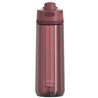 Thermos 24-Ounce Guardian Vacuum-Insulated Hard Plastic Hydration Bottle, Rosewood Red (TP4329DR6)