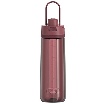 Thermos 24-Ounce Guardian Vacuum-Insulated Hard Plastic Hydration Bottle, Rosewood Red (TP4329DR6)