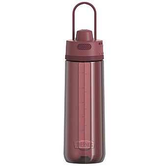 Thermos 24-Ounce Guardian Vacuum-Insulated Hard Plastic Hydration Bottle, Rosewood Red (TP4329DR6)