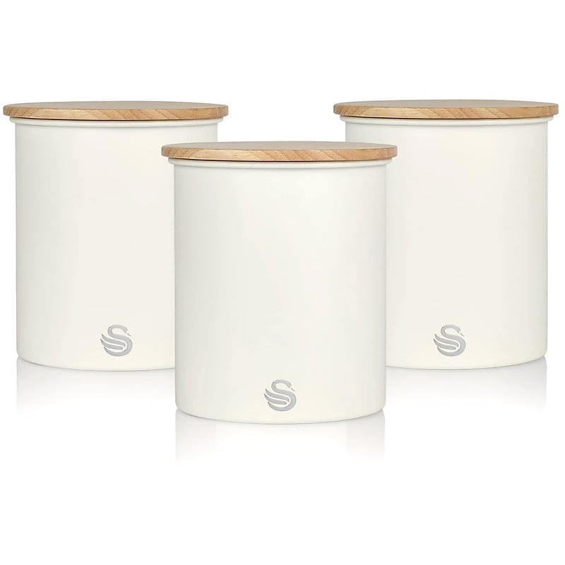 Swan Carbon Steel Container, 1.84L, Cotton White (SWKA17513WHTN) image 1