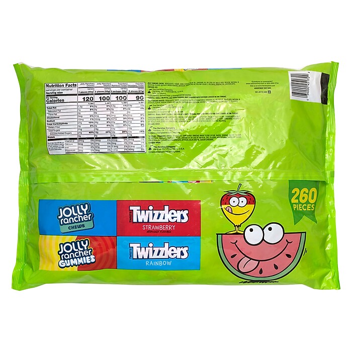 Hershey's Jolly Rancher and Twizzlers Variety Bag, 260/Count (220