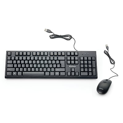 Verbatim Wired Keyboard and Mouse Set