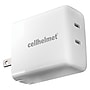 cellhelmet Dual Wall Black Charger with 2 USB-C Ports, 20-Watt, White (WALL-PD-20W-C-C)~#|#~sp182696473_sc7