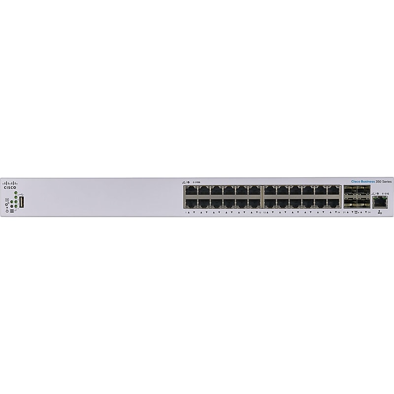 Cisco 350 8-Port Gigabit Ethernet Managed Switch, Silver (CBS3508XTNA) image 1