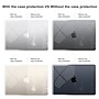 Techprotectus Hard-Shell Laptop Sleeve with Keyboard Cover, Crystal Clear, (TP-CYC-K-MA13M2)~#|#~sp183000517_sc7