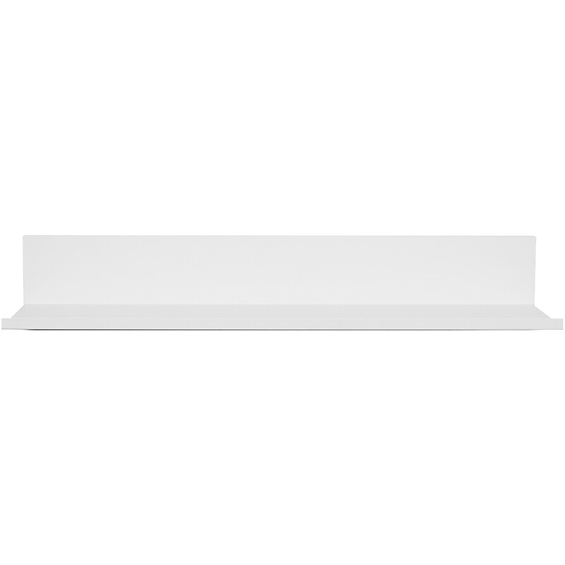 Hangman No-Stud Single Aluminum Floating Shelf, 18-In., White Powder Coat (HANL18W) image 1