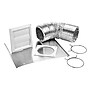 Lambro White 4" x 8' UL 2158A Transition Duct Louvered Vent Kit (1379W)~#|#~sp183004749_sc7